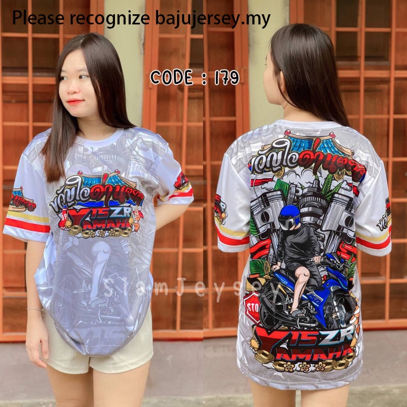 【พร้อมส่ง】JERSEY Y15 เสื้อยืดลําลอง แขนสั้น คอกลม พิมพ์ลาย THAILAND VIRAL สําหรับผู้ชาย ผู้หญิง