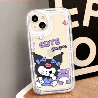 Yiki|เคสโทรศัพท์มือถือแบบนิ่ม ใส ลายการ์ตูน Kuromi Baku น่ารัก สําหรับ OPPO Realme C21Y C25Y C55 C35 C33 C31 C30 C21 C20 C15 C12 C11 2021