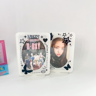 พร้อมส่ง! กรอบรูปอะคริลิค 3นิ้ว โพลาลอยด์ polaroid photo frame ใส่การ์ด กรอบรูปตั้งโชว์ กรอบรูป โทนขาวดำ เก็บการ์ดรูป