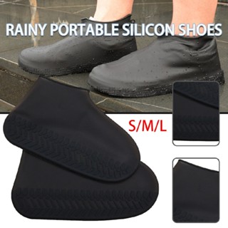 New Shoe Cover Waterproof Silicone Non Slip Rain Water Rubber Foot Boot Overshoe