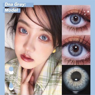 【Graded Lens】Midroo คอนแทคเลนส์สายตาสั้น 0.00--8.00 DNA Taylor Brown/Purple/Blue ขนาดมินิ 14.0mm