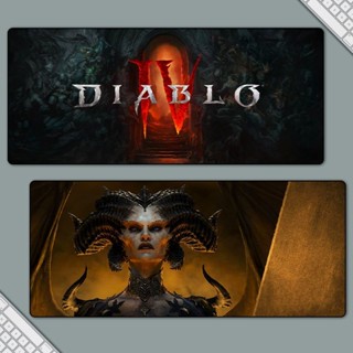 Diablo 4 oversized mouse pad Diablo IV lock edge custom keyboard long desk pad game peripheral แผ่นรองเมาส์ ขนาดใหญ่พิเศษ