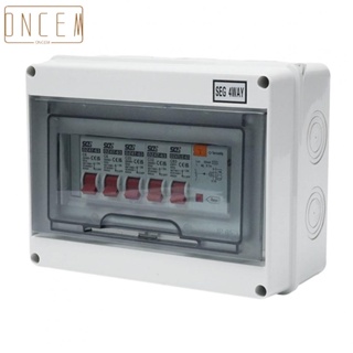 【ONCEMOREAGAIN】Fuse Box RCD Van Caravan Consumer Unit 4 X MCB Leakage Circuit Breakers