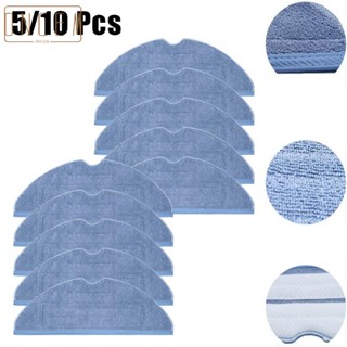 【ONCEMOREAGAIN】Mop Pads /T7+/T7S 5/10 Pcs For Robo Rock T7 Microfibers Seasily Disassembled