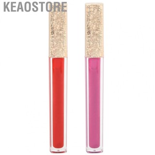 Keaostore Moisturizing Glossy Lip Gloss Portable Long Lasting  Lipstick Cosmetic Tool Gift 5g