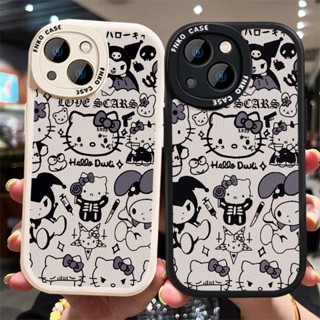 น่ารัก Hello Kitty เคสโทรศัพท์หนัง การ์ตูนกรณีโทรศัพท์น่ารัก compatible for เคสไอโฟน11 เคสไอโฟน 13 เคสไอโฟน 12 เคสไอโฟน 14 promax เคสไอโฟน XR เคสไอโฟน 13 promax เคสไอโฟน 14 เคสไอโฟน X