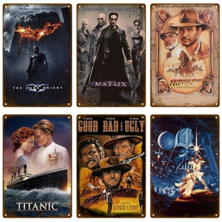 Titanic โปสเตอร์โลหะดีบุก สไตล์วินเทจ สําหรับตกแต่งผนังห้องครัว