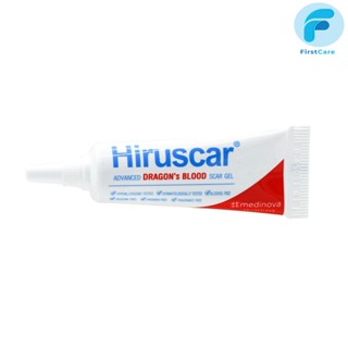 (แถมฟรี Hiruscar Silicone Pro 2 g)Hiruscar Advanced Dragons Blood Scar Gel ฮีรูสการ์แอดวานซ์ ดราก้อน บลั [ First Care ]