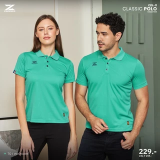 CADENZA เสื้อโปโลคอปกผู้ชาย (คาเดนซ่า) รุ่น CDL-11 MEN ใส่บาย สีล้วน ดำ/เขียว/น้ำเงิน/กรมท่า/เทา/แดง