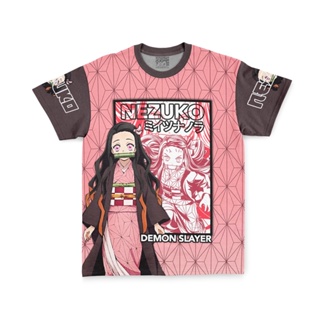 เสื้อยืด พิมพ์ลาย Kamado Nezuko Haori Demon Slayer แฟชั่นสตรีท