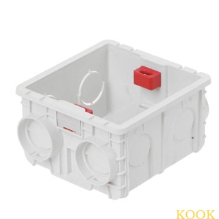 Kook กล่องแยก PVC 86 แบบ แบบติดผนัง สําหรับฐานซ็อกเก็ตสวิตช์