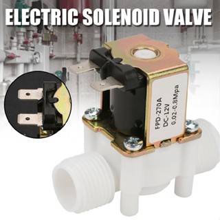 New DC 12V Plastic Normally Closed Electric Solenoid Valve for Water Control