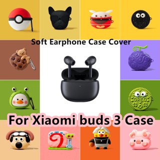 พร้อมส่ง!  เคสหูฟัง แบบนิ่ม ลายการ์ตูน สําหรับ Xiaomi buds 3 Xiaomi buds 3