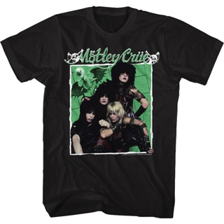 1989 เสื้อยืด พิมพ์ลายกลุ่ม Photo Motley Crue