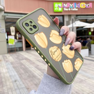 เคสโทรศัพท์ ซิลิโคนนิ่ม ใส กันกระแทก ลายดอกไม้สีเหลือง แฟชั่น สําหรับ OPPO A92s Reno 4Z 5G