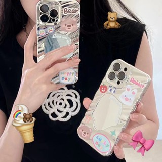 เคสโทรศัพท์มือถือกระจก กันลื่น ลายคลื่น สําหรับ iPhone 14Pro Max 14Pro iPhone 14 iPhone13 Pro iPhone 13Pro Max iPhone12 Pro Max 12 Pro 12 iPhone 11