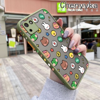 เคสซิลิโคนนิ่ม แบบใส ขอบสี่เหลี่ยม กันกระแทก ลายการ์ตูนสัตว์ สําหรับ Huawei Y5P