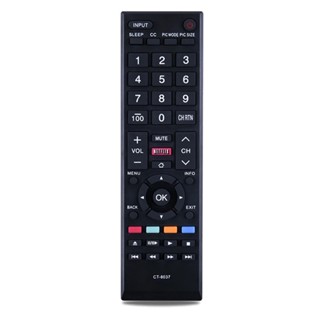 ใหม่ รีโมตคอนโทรล CT-8037 แบบเปลี่ยน สําหรับ Toshiba Smart TV 40L3400 58L5400 565L5400 50L3400 50L3400U