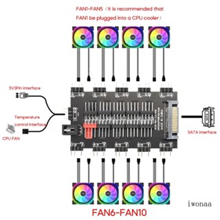 Iwo เคสฮับแยกสายเคเบิล ARGB RGBW 12V 4pin RGB AURA 5V 3 pin พร้อมอะแดปเตอร์ขยายสายไฟ LED PC RGB Fan Co