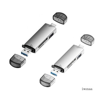 Iwo อะแดปเตอร์การ์ดรีดเดอร์ USB3 0 OTG อเนกประสงค์ อุปกรณ์เสริม สําหรับ PC แล็ปท็อป OTG โทรศัพท์มือถือ