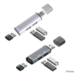 Iwo ความเร็วสูง ​​อะแดปเตอร์ฮับ USB 3 0 3 พอร์ต เชื่อมต่อการ์ดรีดเดอร์ USB ฮาร์ดไดรฟ์ เมาส์ คีย์บอด