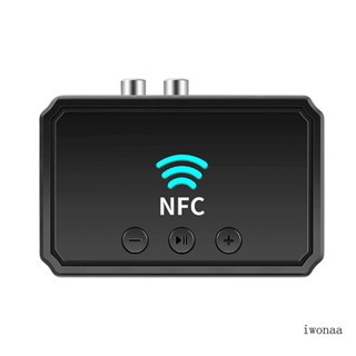 Iwo NFC 5 0 อะแดปเตอร์รับสัญญาณบลูทูธไร้สาย HiFi Stereo RCA+EDR