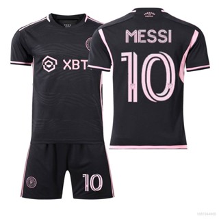 Yp2 เสื้อยืดกีฬาแขนสั้น ลายทีมชาติฟุตบอล Messi Inter Miami CF 23-24 2 ชิ้น ต่อชุด PY2