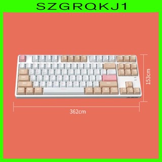 [szgrqkj1] Ak871 คีย์บอร์ดไร้สาย 87 คีย์ พร้อมเค้าโครง TKL สําหรับสํานักงาน