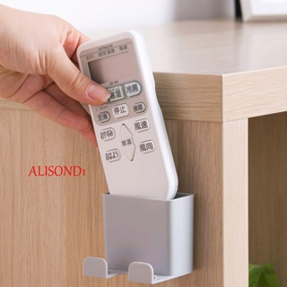 ALISOND1 2 In 1 ชั้นวางรีโมตคอนโทรล ปลั๊กชาร์จเครื่องปรับอากาศ แบบติดผนัง ทนทาน