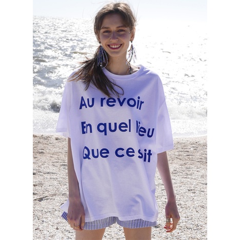 ขายร้อน Korea [ LARTIGENT ] LB AEQ เสื้อยืด kimbora & yubin & boa & ohmygirl yooa & kimsejeong ของแท