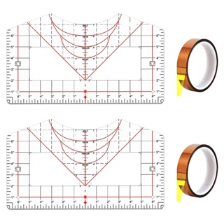 Flexible DIY Transfer Measurement Tool With Heat Tape Center Design Vinyl Alignment Sewing Projects Tshirt Ruler