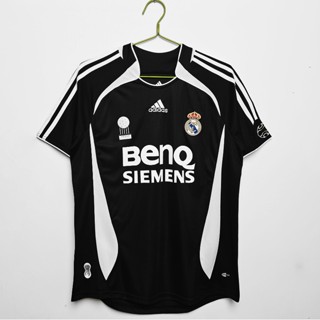 เสื้อกีฬาแขนสั้น ลายทีมฟุตบอล Real Madrid 2006/07 ชุดเหย้า