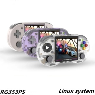 Anbernic RG353PS เครื่องเล่นเกม แบบมือถือ 3.5 นิ้ว Linux Open Source RK3566 พร้อม Wifi HD TV วิดีโอเกมย้อนยุค