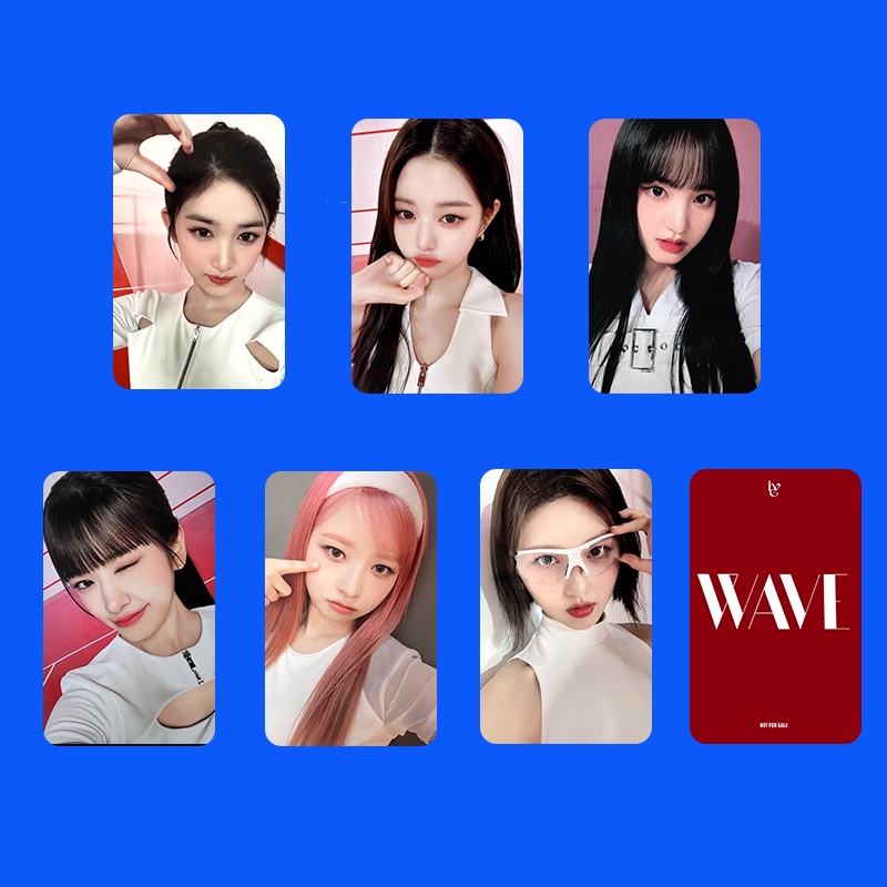 6 ชิ้น / เซต อัลบั้ม IVE ญี่ปุ่น WAVE โฟโต้การ์ด โลโม่การ์ด I'VE Kpop โปสการ์ด ของสะสมพิเศษ ราคาถูก CX
