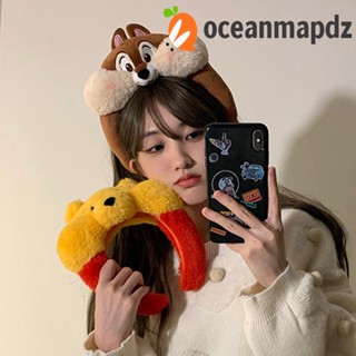 OCEANMAPDZ ที่คาดผม แต่งตุ๊กตาหมี สตรอเบอร์รี่ การ์ตูนราบิต เครื่องประดับผม สําหรับผู้หญิง