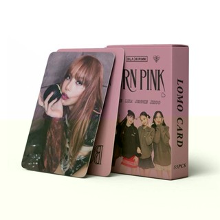 BLACK-PINK Lomo Cards Summer Diary Photocards Lisa Jisoo Rose Jennie Born Pink Lomo Card