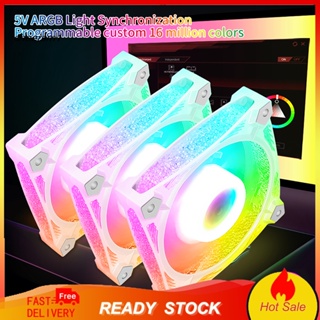 Cheerp COOLMOON พัดลมระบายความร้อน RGB 12 ซม. พร้อมรีโมตคอนโทรล สําหรับบ้าน