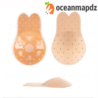 OCEANMAPDZ แผ่นซิลิโคนปิดจุกนม รูปกระต่าย ใช้ซ้ําได้