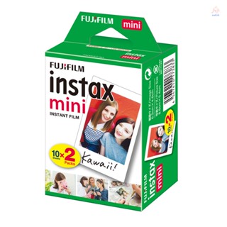 Fujifilm Instax Mini แผ่นฟิล์มกระดาษภาพถ่าย สีขาว สําหรับ Fujifilm Instax Mini 7s 8 25 70 90 9 11 20 แผ่น