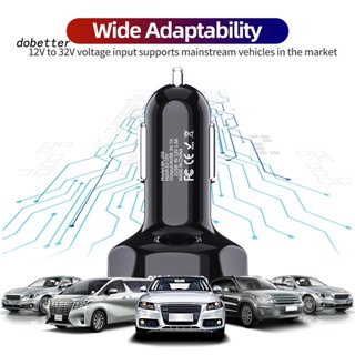 &lt;Dobetter&gt; ที่ชาร์จ USB 4 ช่อง 12 24V สําหรับ SUV One to Four Phone Charger