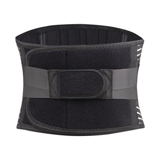 Adjustable Women Comfortable Men Pain Relief Black Scoliosis Herniated Disc With 6 Stays Heavy Lifting Back Brace