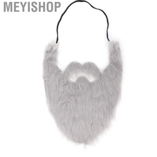 Meyishop Halloween Fake Beard Costume Facial False Male Supplies Grey CRY