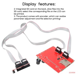 Zzz 2004 12864 อะแดปเตอร์ควบคุมหน้าจอ LCD สําหรับเครื่องพิมพ์ 3D Reprap