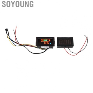 Soyoung Digital  Indicator  Clear Display Low Flashing Alarm Voltmeter Single Voltage for 24V Electric Forklift