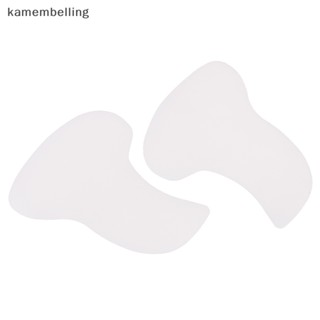 Kamembelling แผ่นซิลิโคนรองใต้ตา ต่อต้านริ้วรอย ใช้ซ้ําได้ สําหรับดูแลผิวหน้า 2 ชิ้น