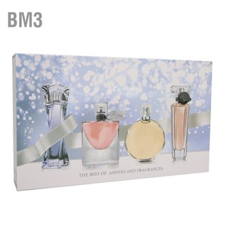 BM3 4pcs Lady Perfume Set LongLasting Atomizer น้ำหอมหญิงน้ำหอมกลิ่นดอกไม้ของขวัญ