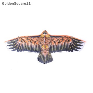 Goldensquare ว่าวรูปนกอินทรีย์ แบบแบน ของเล่นสวนกลางแจ้ง สําหรับเด็ก 1 ชิ้น