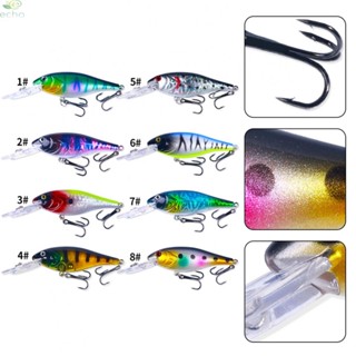 เหยื่อล่อปลา 3D สําหรับน้ําจืดและน้ําเค็ม Iscas Minnow Pesca Wobbler