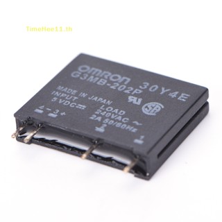 Timehee รีเลย์โซลิดสเตท PCB G3MB-202P 2A 250V 3-5VDC