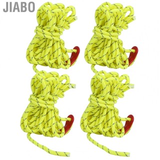 Jiabo 4Pcs Outdoor Camping Tension Windproof Reflective Rope 4mm Canopy Tent P